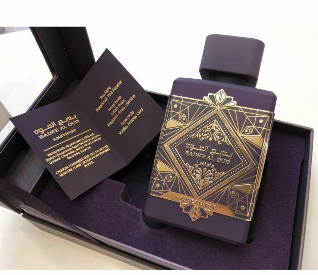 PERFUME - LATTAFA BADE'E AL OUD AMETHYST - EAU DE PARFUM - 100ML - UNISEX